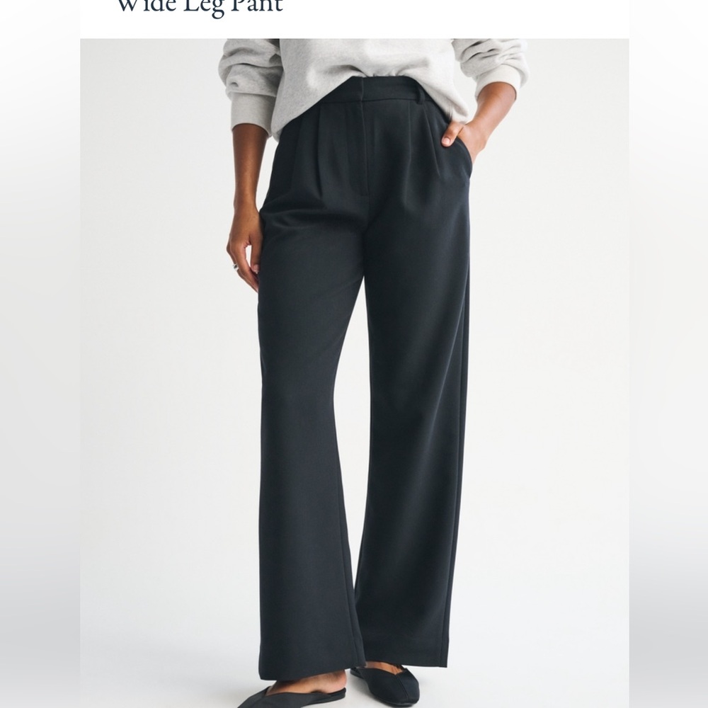 Sloane tailored high rise trouser wide leg curve love